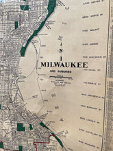 Load image into Gallery viewer, Pre-&#39;50s Milwaukee Map

