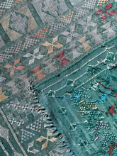 Load image into Gallery viewer, Moroccan Sumouk Silk Kilim Area Rug
