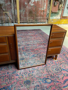 Mid-Century Lane Lowboy Dresser w/ Mirror