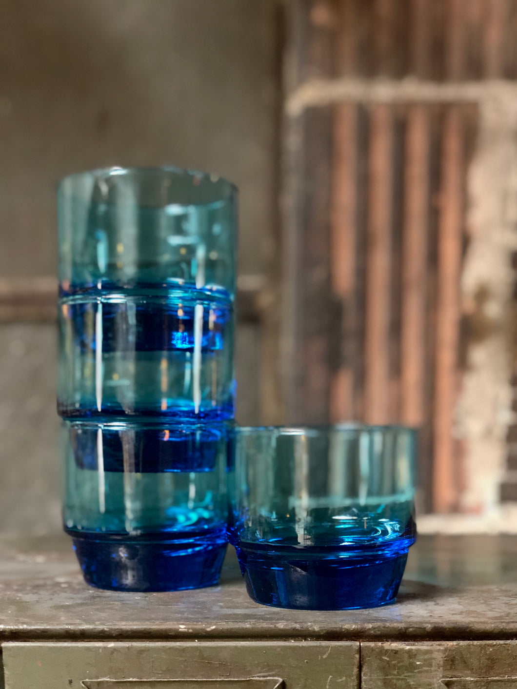 Blue Glassware Set (4)