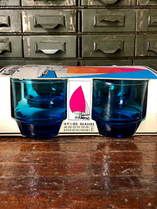 Blue Glassware Set (4)