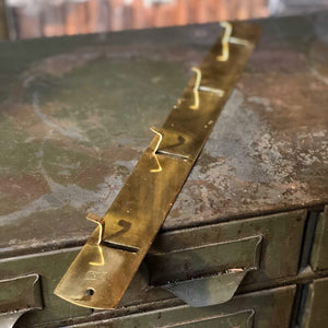 Brass Key Hook Strip