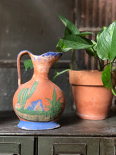 Load image into Gallery viewer, Hand-Painted Mexican Clay Pitcher
