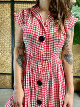 Load image into Gallery viewer, Red Gingham Dress

