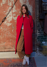 Load image into Gallery viewer, Red Wool Coat
