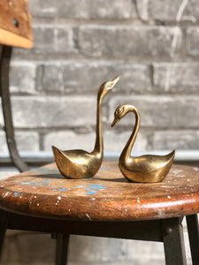 Brass Swan Set (2)