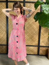 Load image into Gallery viewer, Red Gingham Dress
