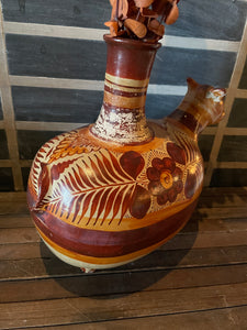 Handpainted Mexican Cow Vase