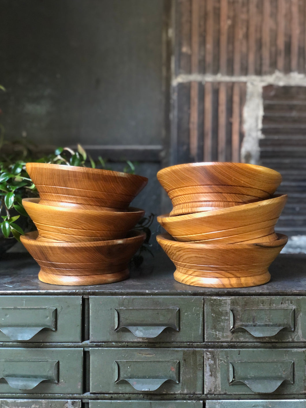 Wooden Bowl Set (6)