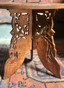 Carved Wood Stand