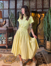 Load image into Gallery viewer, Yellow Gingham Dress
