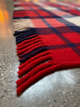 Load image into Gallery viewer, Plaid Wool Picnic / Stadium Blanket
